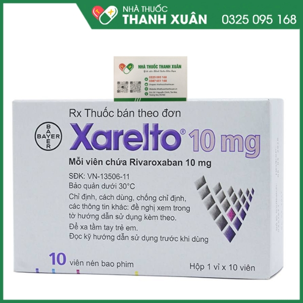 Xarelto phòng ngừa thuyên tắc huyết khối tĩnh mạch